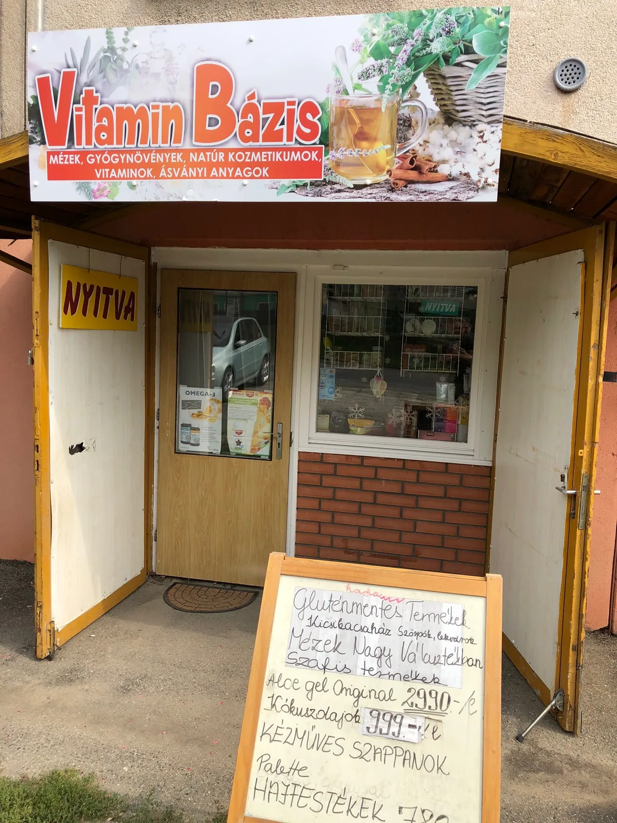 Vitamin Bázis – üzlet belülről