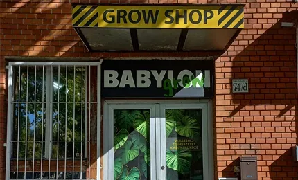 Babylon Growshop Budapest – üzlet kívülről
