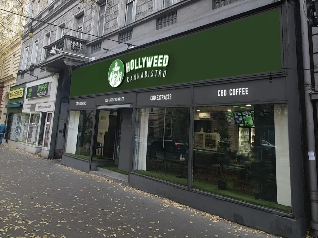 Hollyweed Cannabistro | Rákóczi Tér – üzlet belülről