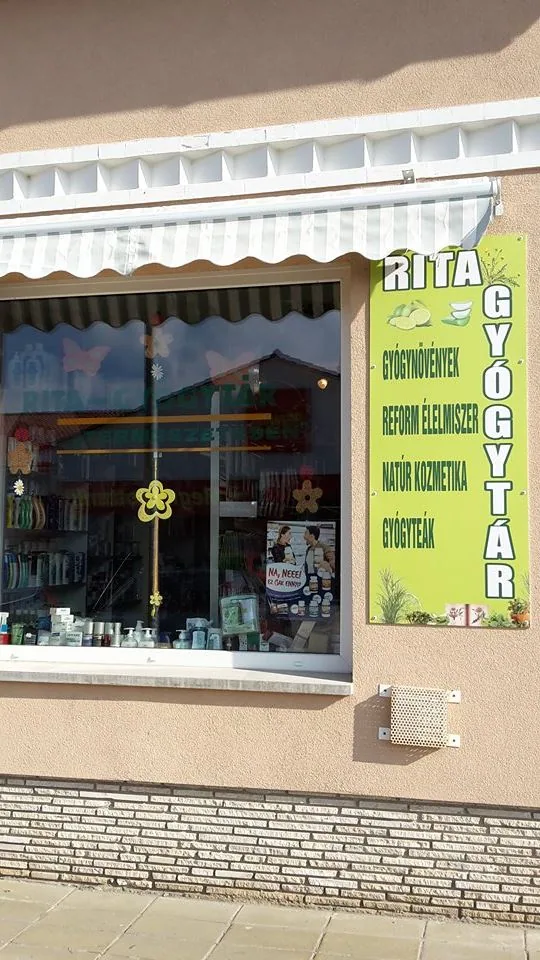 Rita Gyógytár – üzlet kívülről