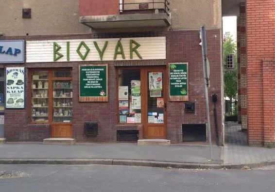 Biovár Biobolt – üzlet kívülről