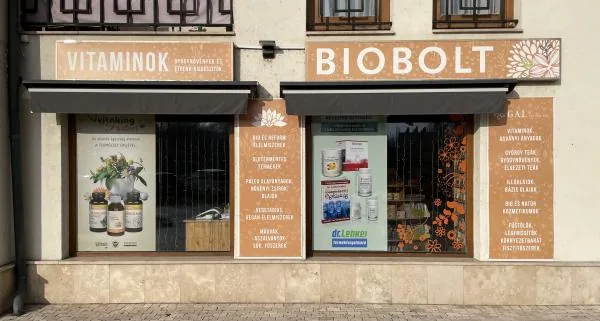 Kelet Kincse biobolt – üzlet kívülről