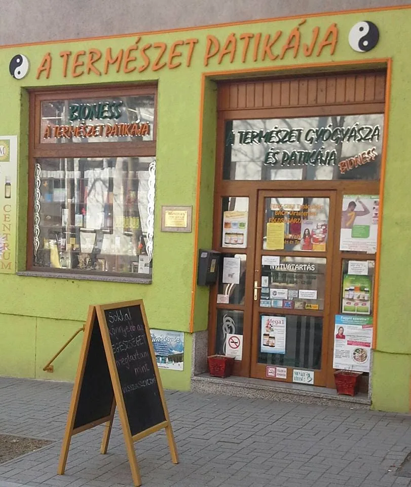 Természet Patikája – üzlet kívülről